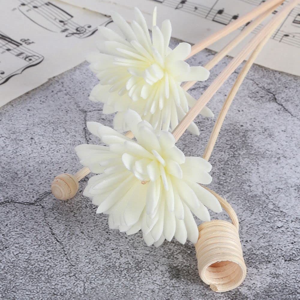 Rattan Reed Fragrance Diffuser and Flower Replacement Refill Sticks view 4