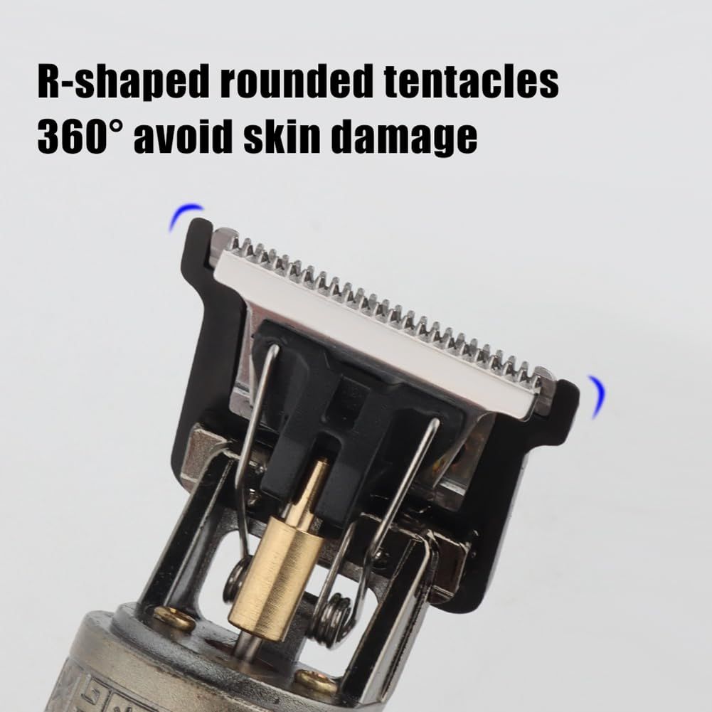 Hair Clippers for Men, Professional Hair Trimmer Cordless Zero Gapped T-Blade view 3