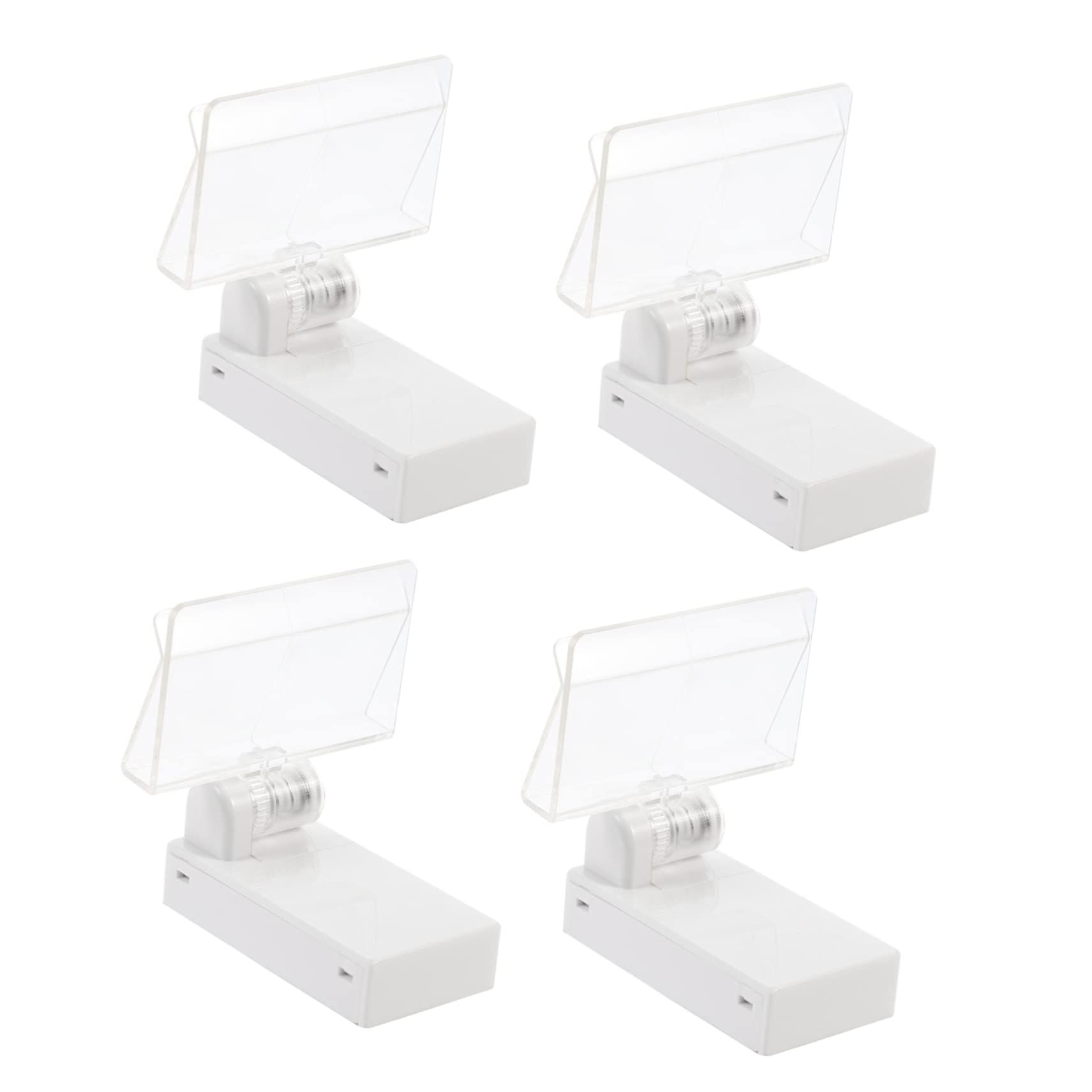 4pcs Magnet Plate Clamp Price Cards Stand Desk Sign Stand Magnet Clip Magnet — image 1