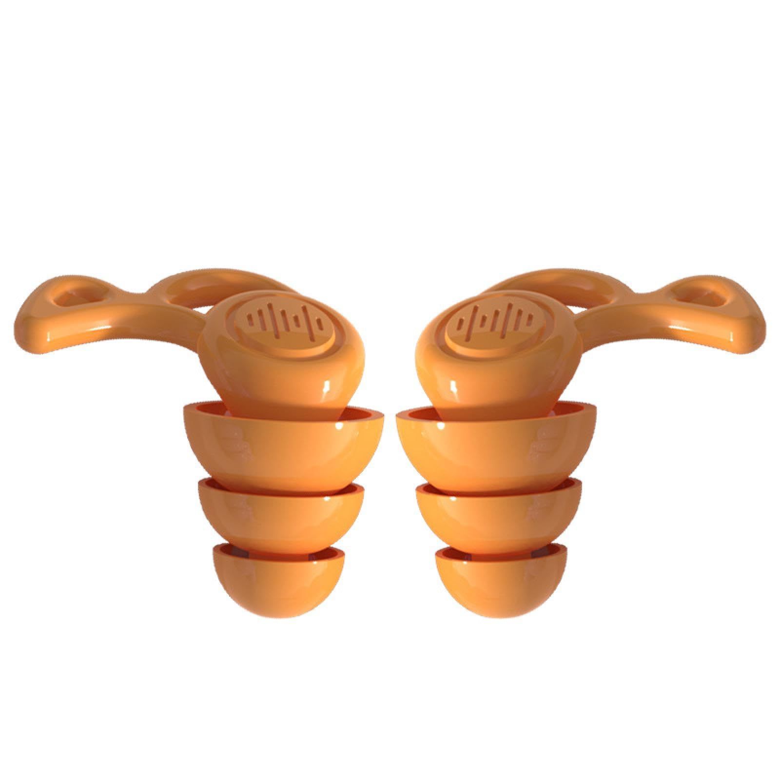 Ear Plugs for Noise Reduction Perfect Fit Soft Silicone Reusable Earplugs for