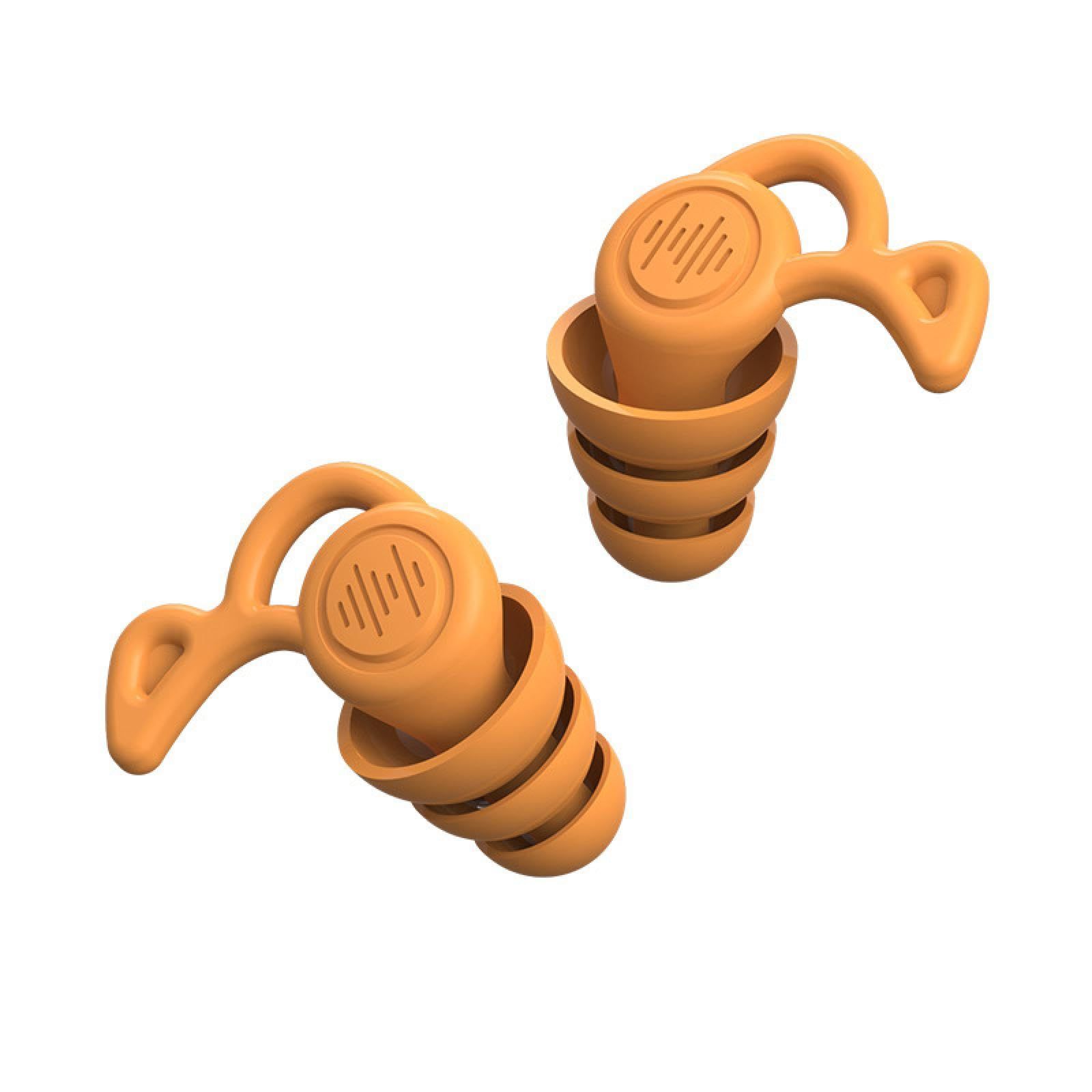 Ear Plugs for Noise Reduction Perfect Fit Soft Silicone Reusable Earplugs for view 2