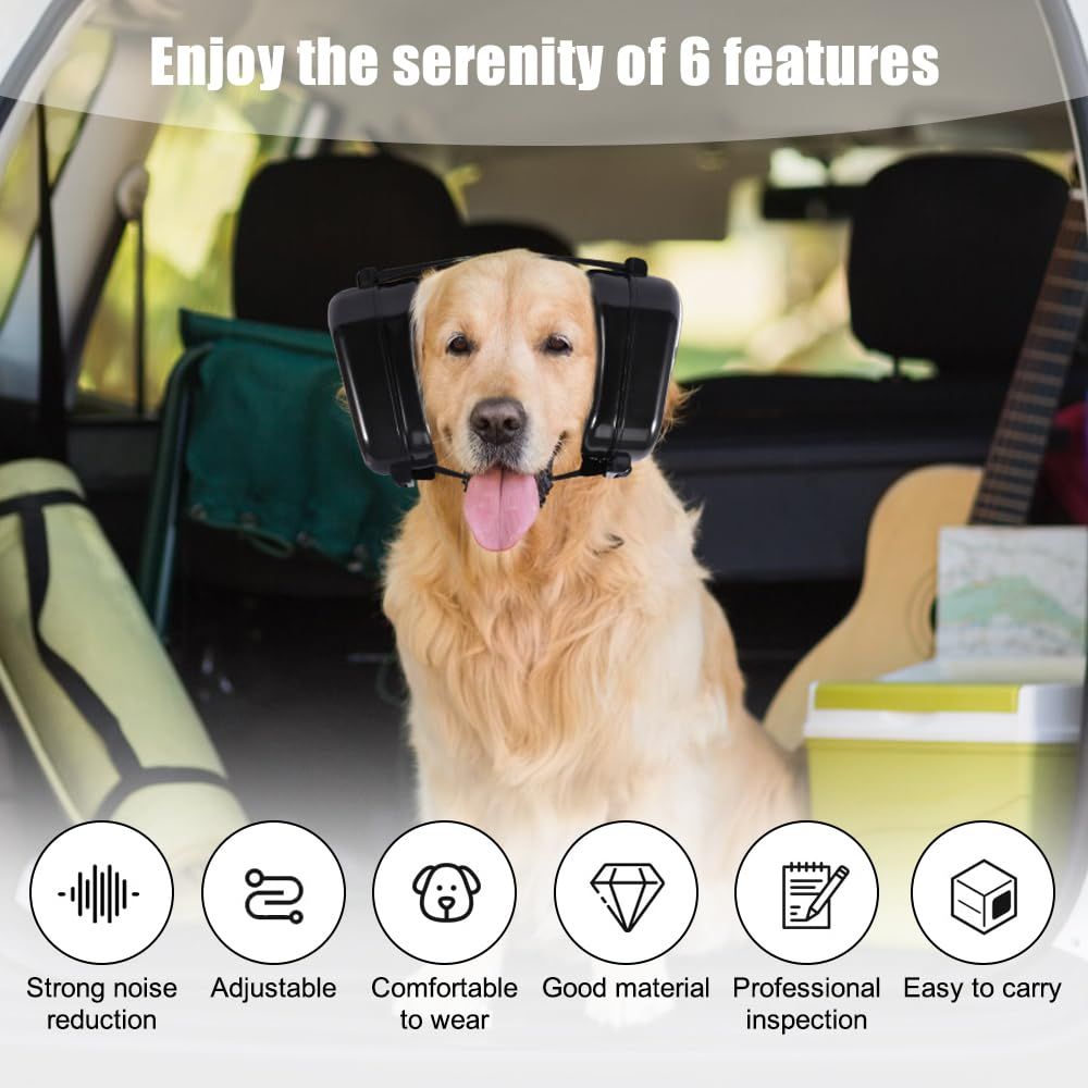 Dog Noise Protection Ear Muffs for Dogs Hearing Protection for Dogs Noise view 3