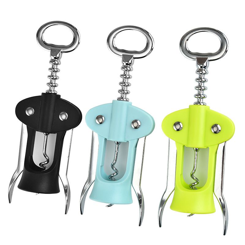 Green Bottle Opener Zinc Alloy Lovely Waiter Metal Beer Wine Corkscrew Self
