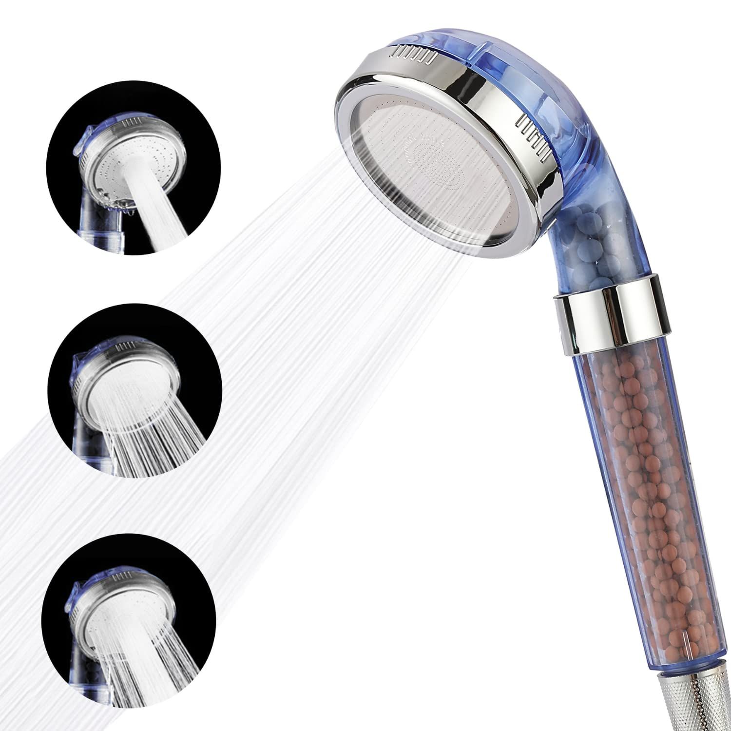 Filtered Shower Head, Shower Head Filter for Hard Water, High Pressure Shower view 3