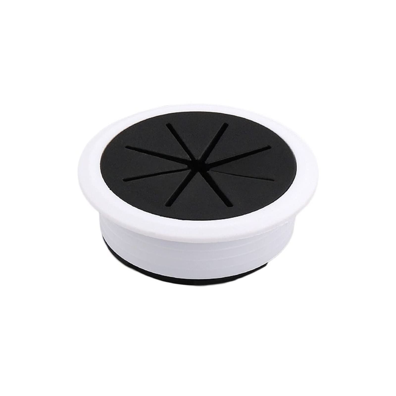 4 PCS Desk Grommet, White Rubber Grommets for Wiring, 50 mm Cable Grommet view 2