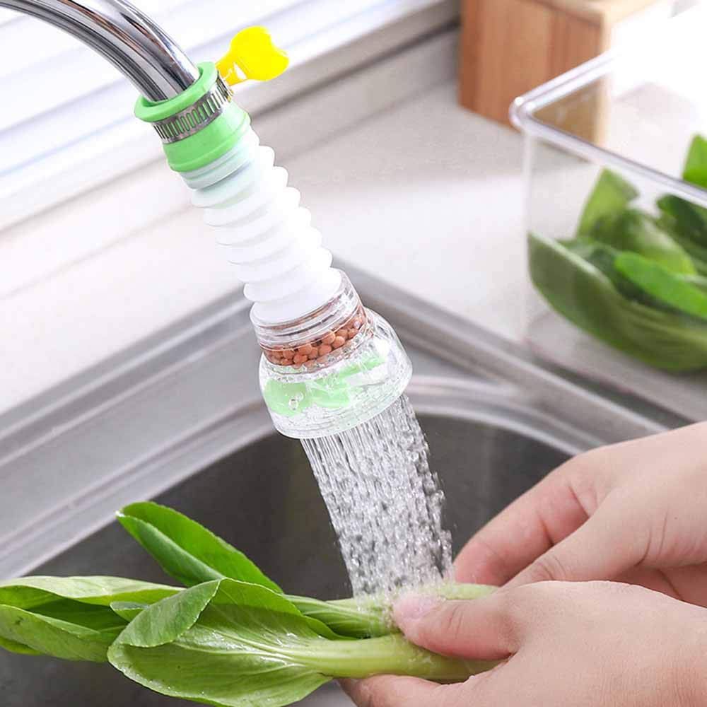 360°Rotating Faucet Nozzle Water Filter Filter Sprayer Faucet Water Saving view 3