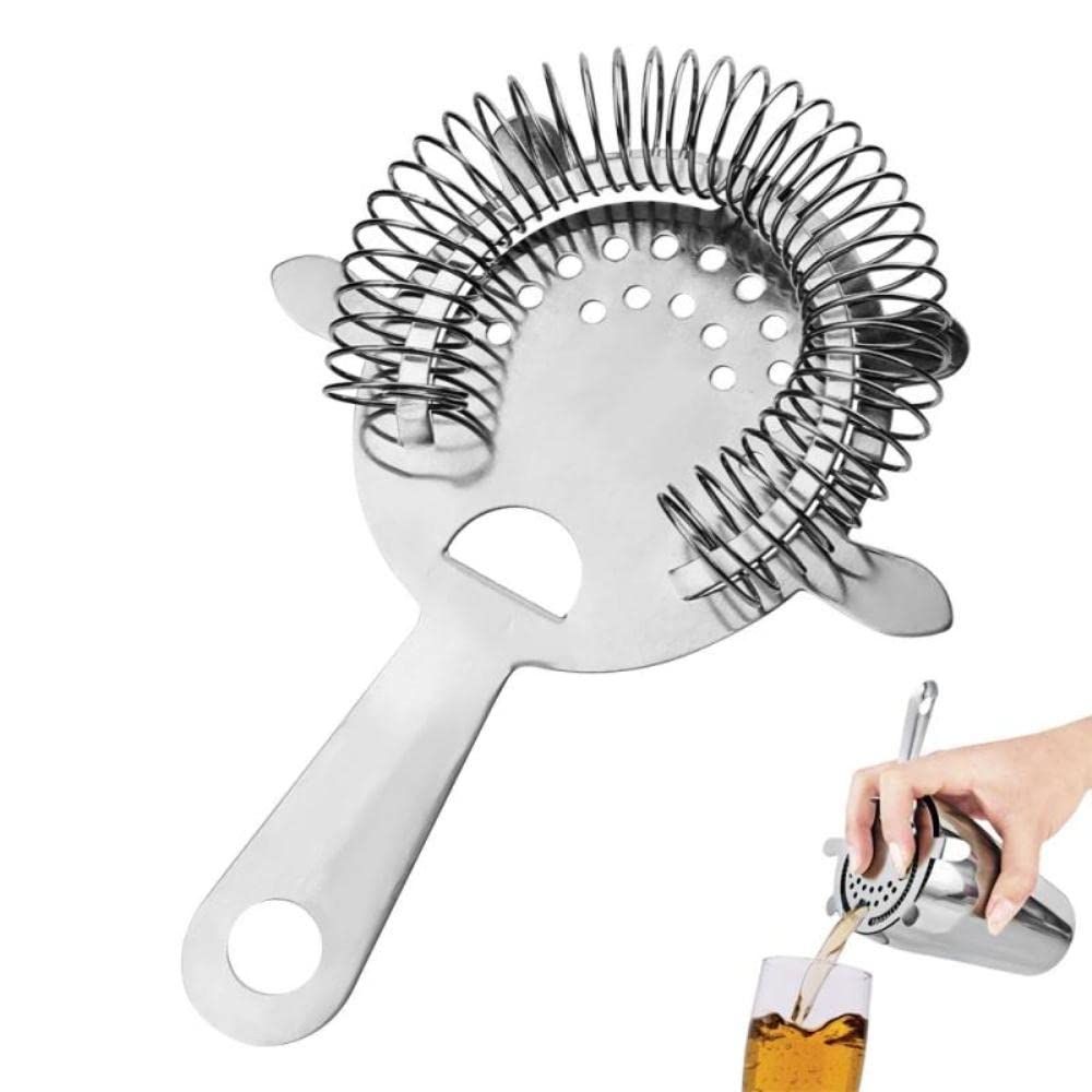 Bar Strainer Stainless Steel Cocktail Strainer Bar Sprung Cocktail Shaker view 4