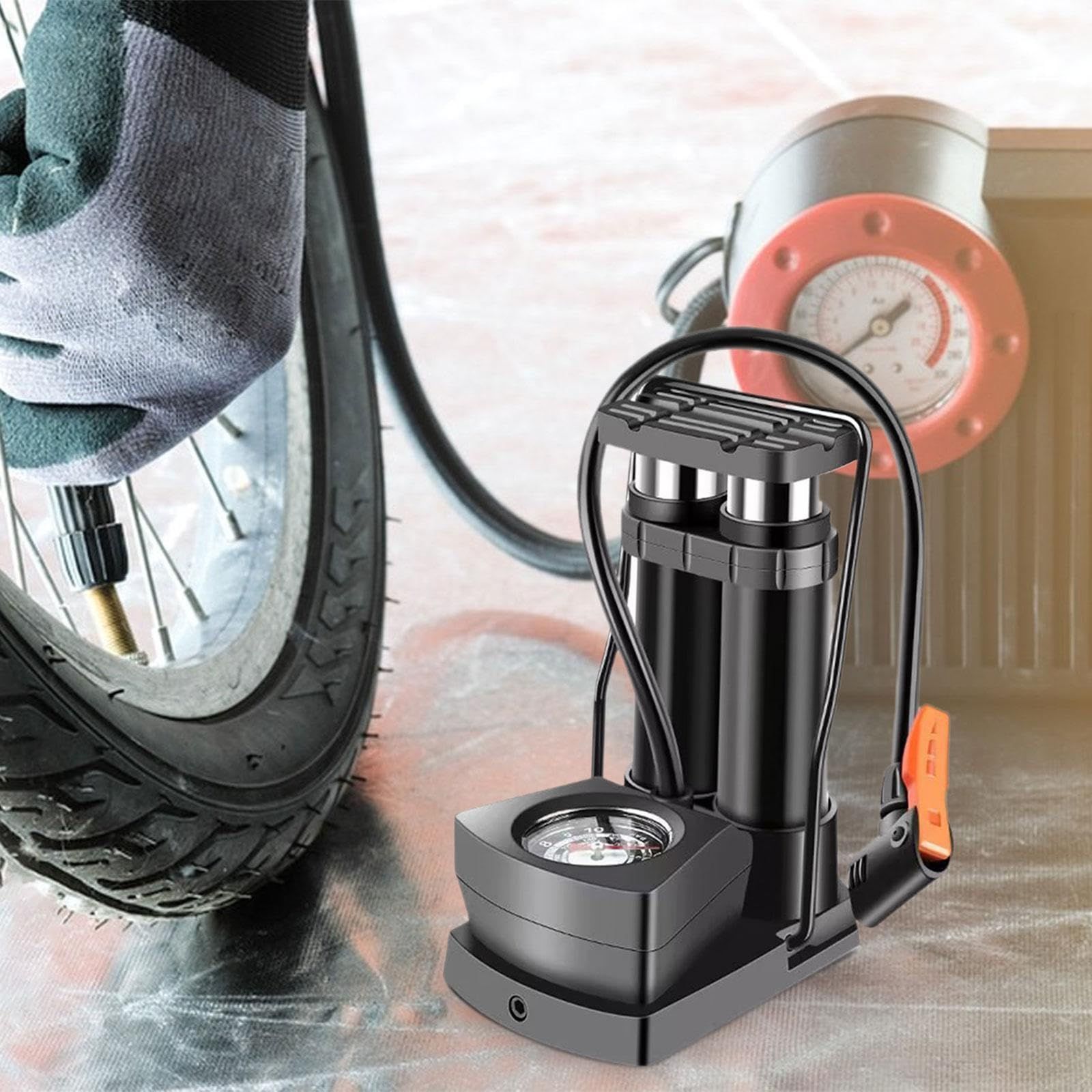 Foot Twin Cylinder Air Pump view 3