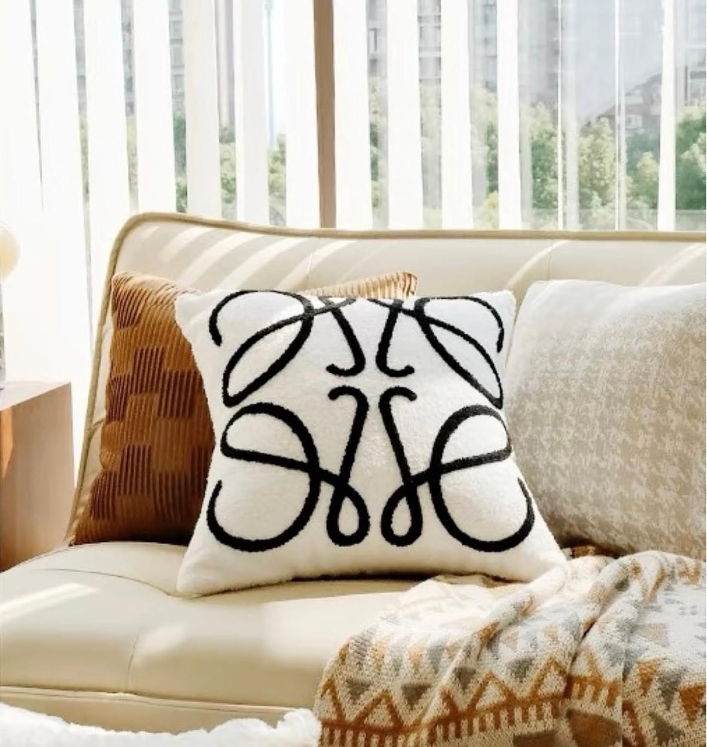 Decorative Throw Pillow Covers Cushion Covers Double Sided Soft for Couch Sofa view 5