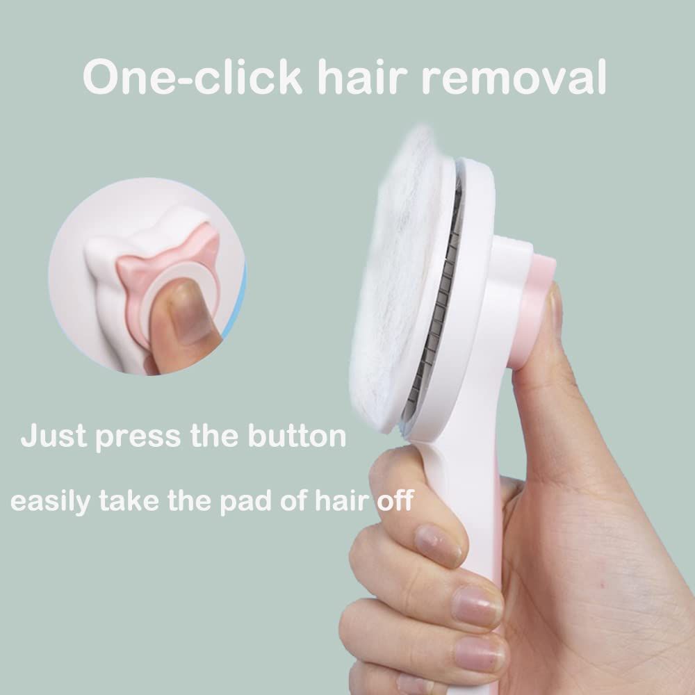 Cat Brush with Release Button view 5