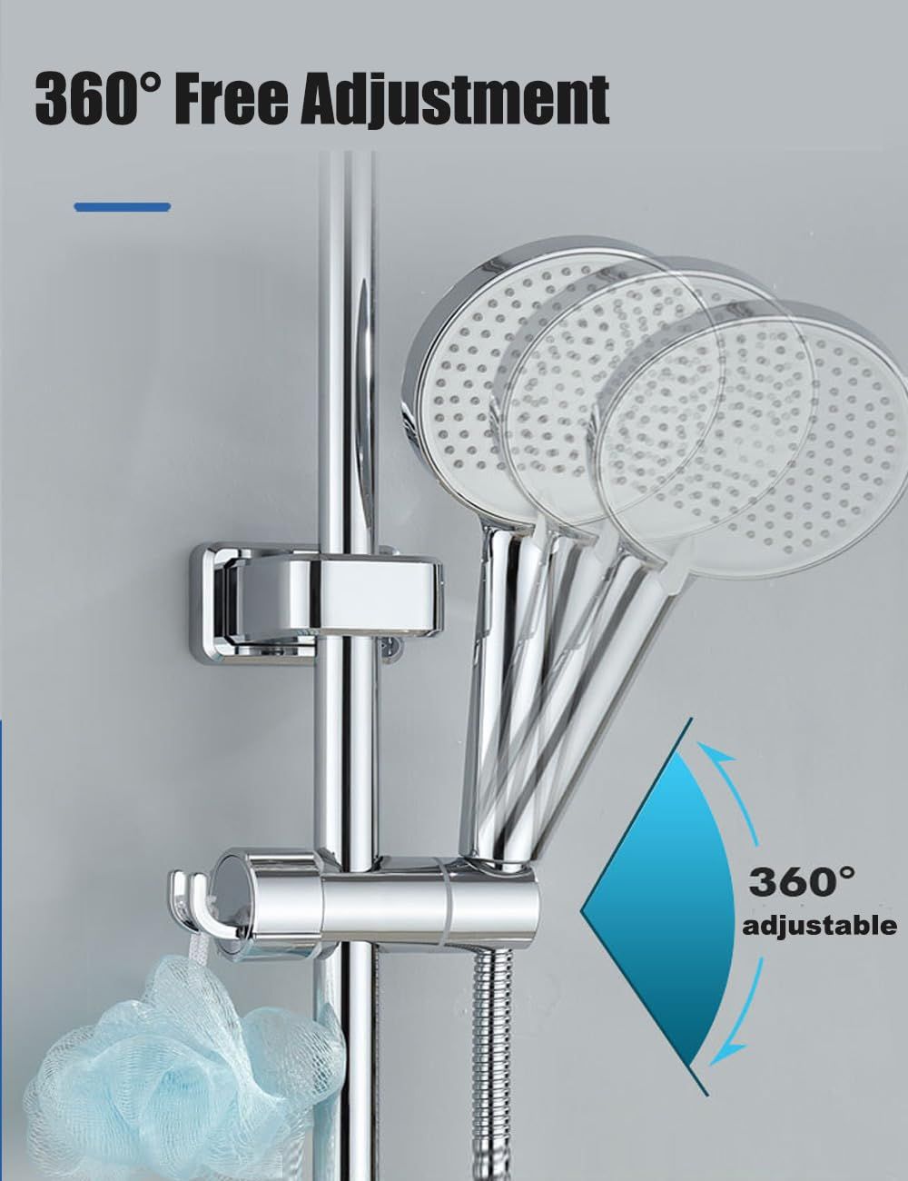 Punch Free Shower Head Bracket view 5