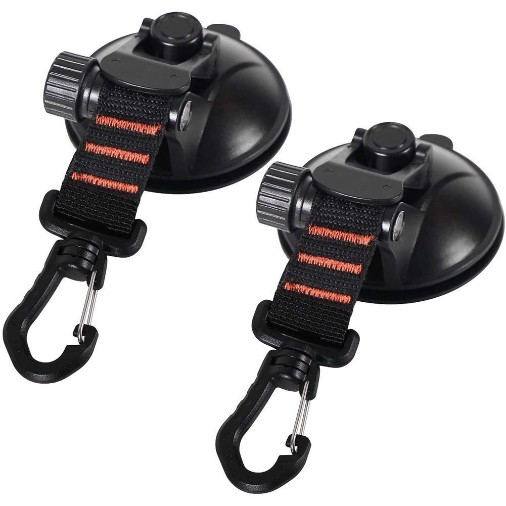 2PCS Heavy duty two-piece car camping essential upgrade with suction cup hook — image 1