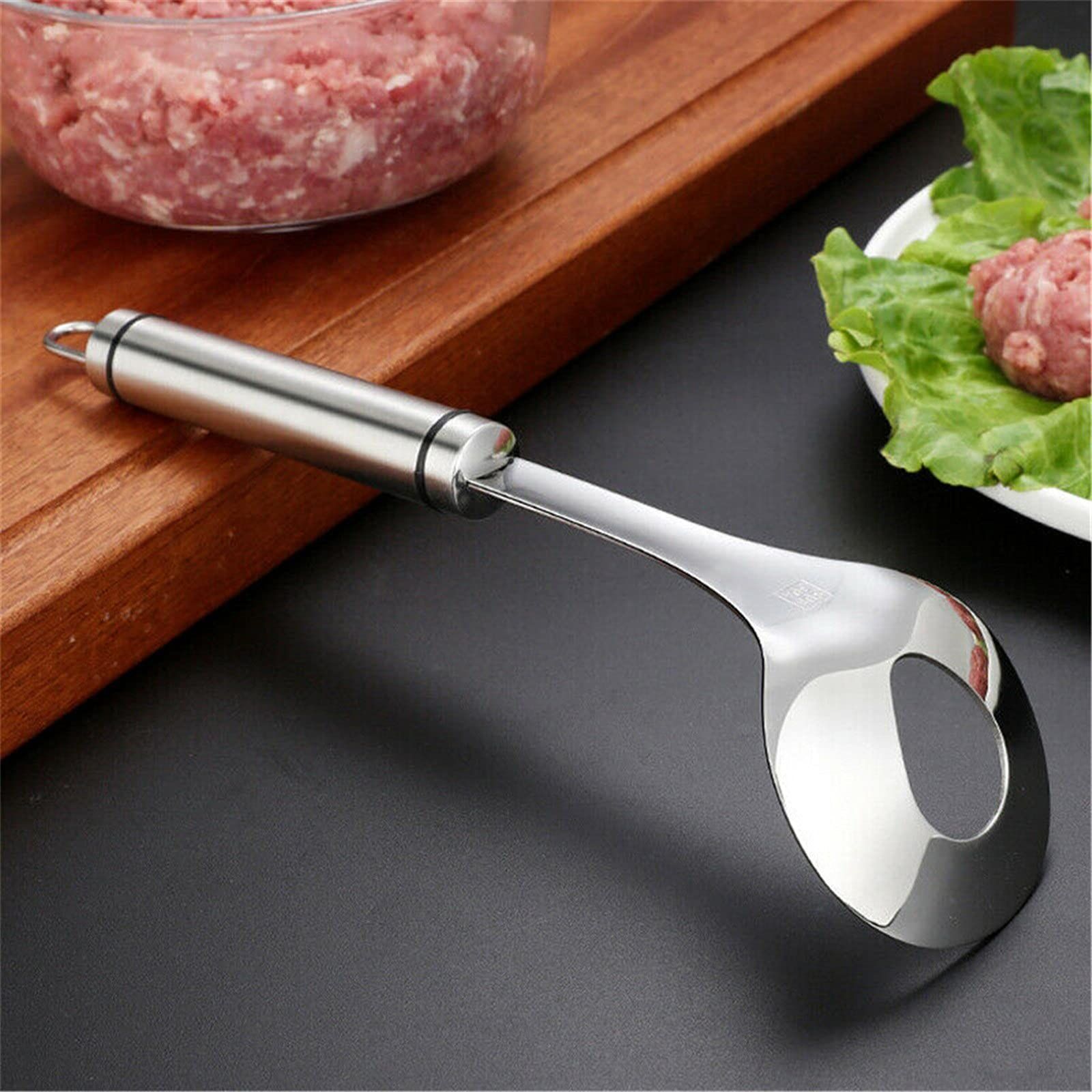 Kitchen Household Vegetable Balls Fishball Spoon Stainless Steel Meatball view 5