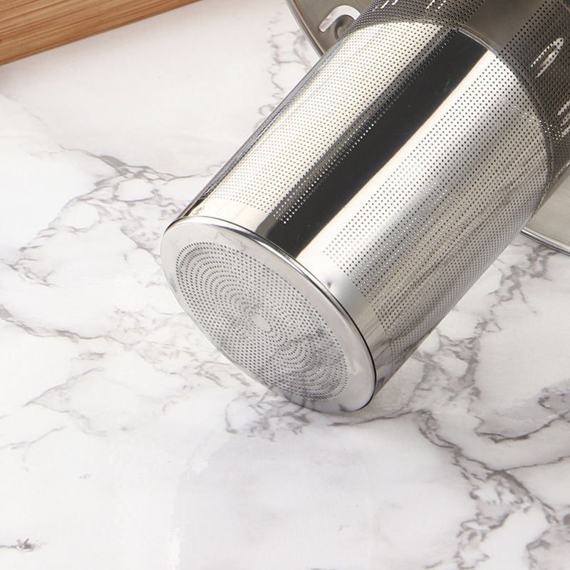 Tea Strainer Durable Mesh Cylinder Shape Infuser Home Stainless Steel view 2