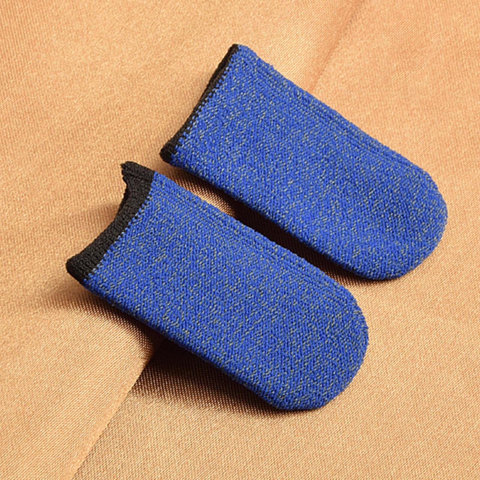2PCS Thumb Gloves,Thumb Sleeves Mobile - Nonslip Anti-Sweat Carbon Fiber Thumb view 2