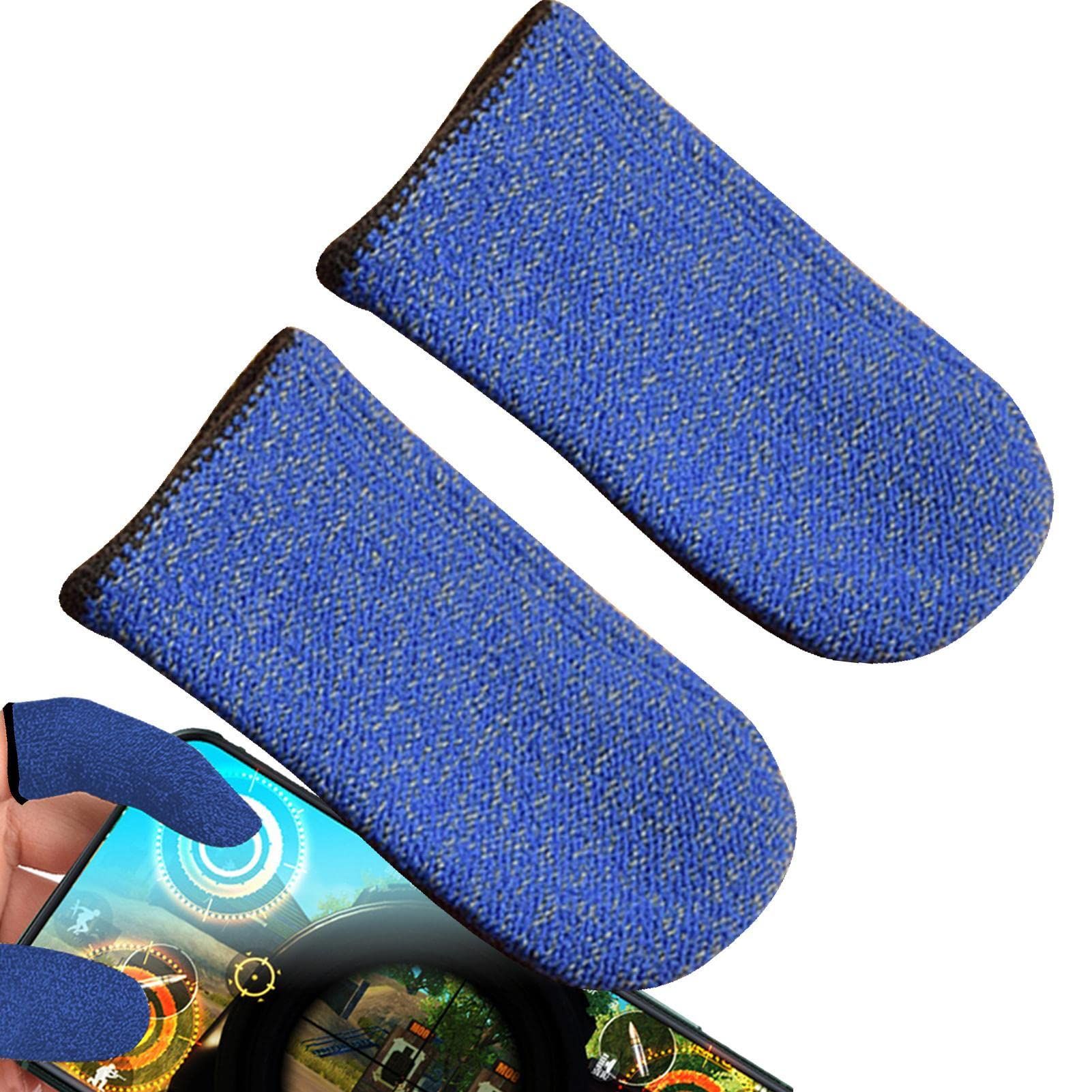 2PCS Thumb Gloves,Thumb Sleeves Mobile - Nonslip Anti-Sweat Carbon Fiber Thumb view 3
