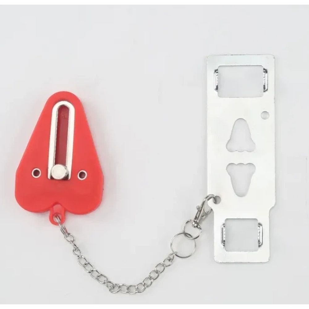 Portable Door Lock,Hotel Room Door Lock Provide Extra Privacy and Security view 5