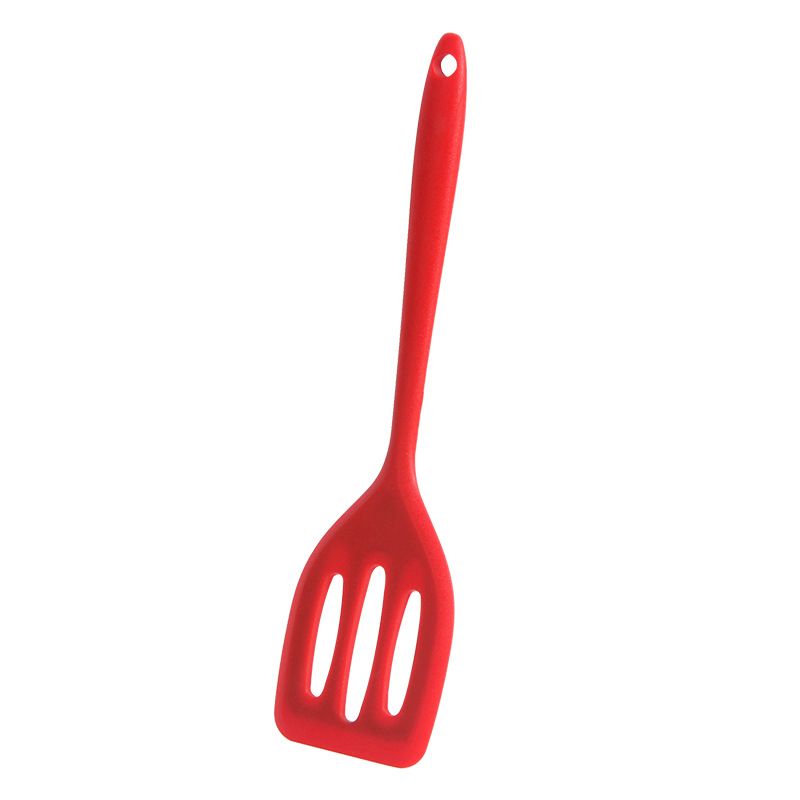 Small silicone turbine high heat resistant slotted spatula suitable for fish