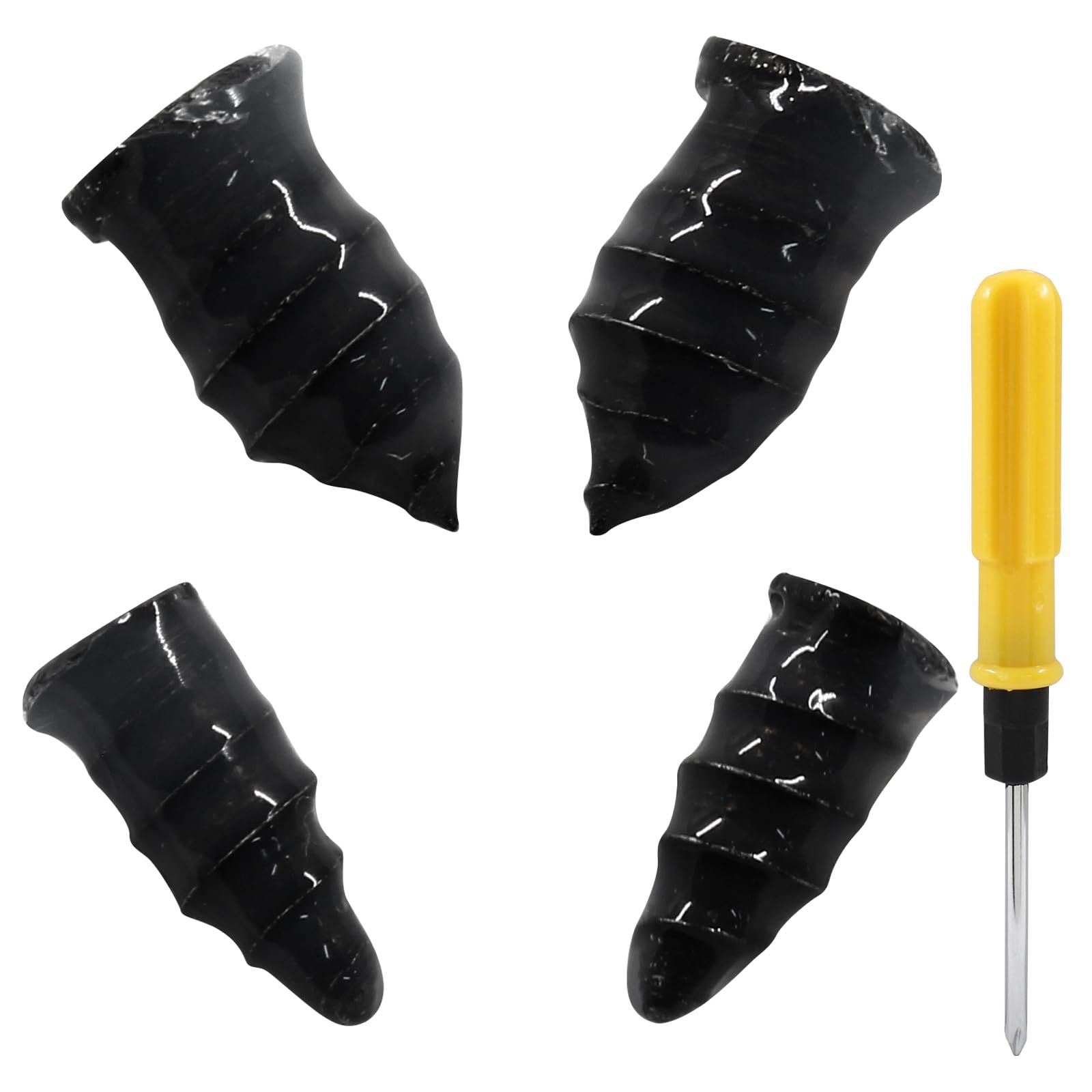 10PCS Black Rubber Tire Repair Screws Tire Plugs view 3