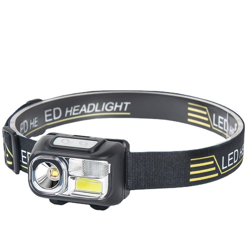 LED Headlamp - Outdoor Bright Light Chargeable Sensor headlamp with Adjustable — image 1