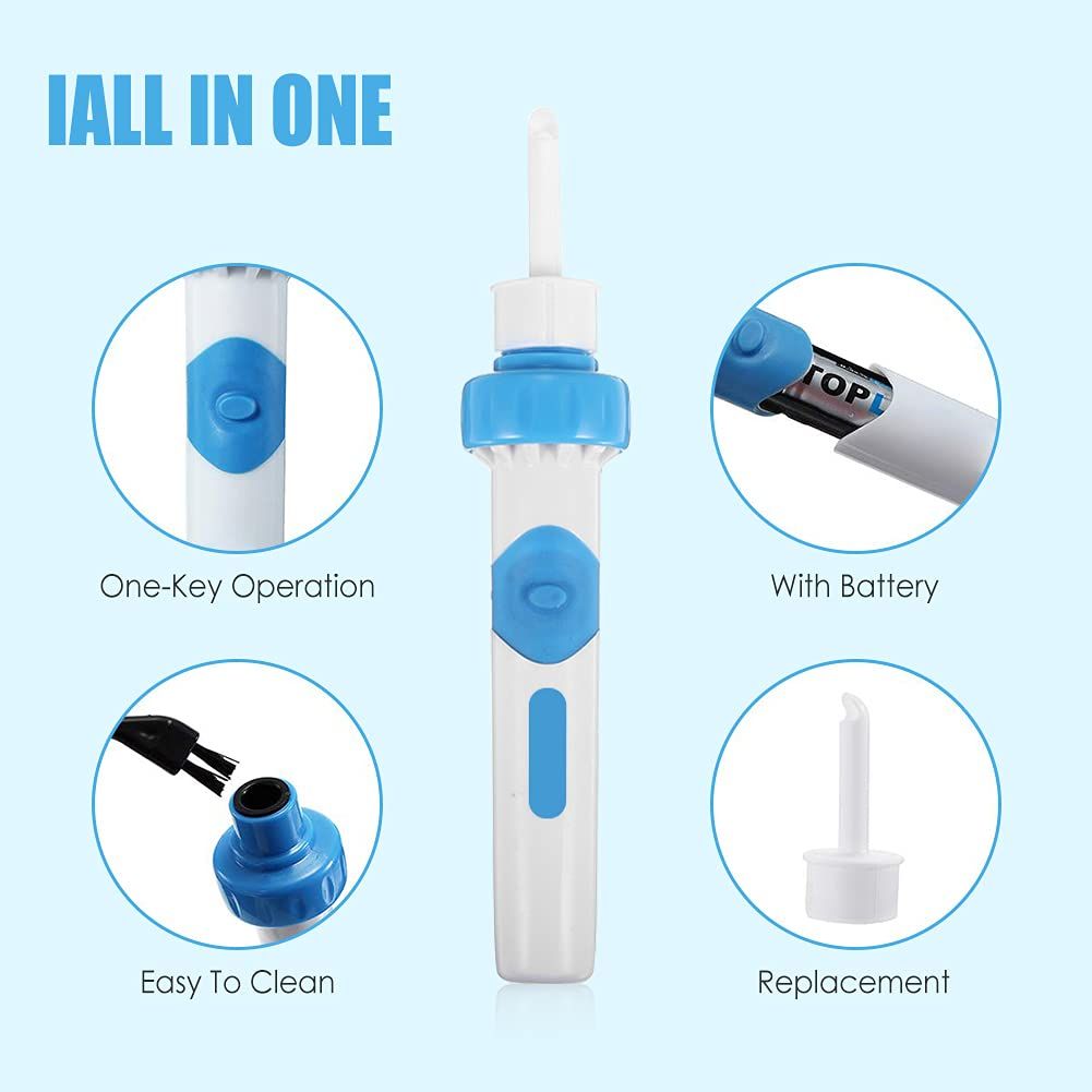 Earwax Removal Kit, Safe and Comfortable Easy Earwax Remover Soft Prevent view 2