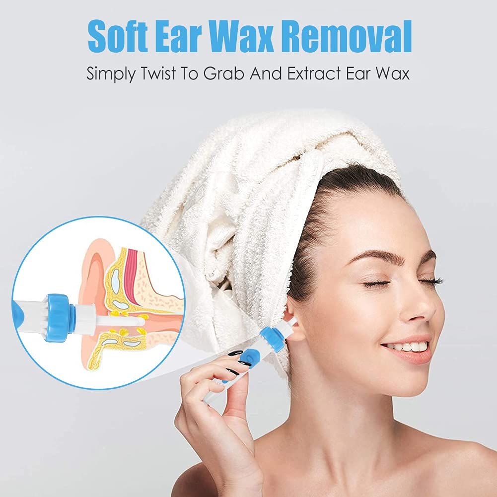 Earwax Removal Kit, Safe and Comfortable Easy Earwax Remover Soft Prevent view 4