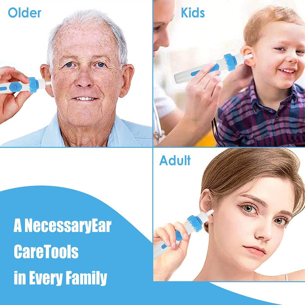 Earwax Removal Kit, Safe and Comfortable Easy Earwax Remover Soft Prevent view 5