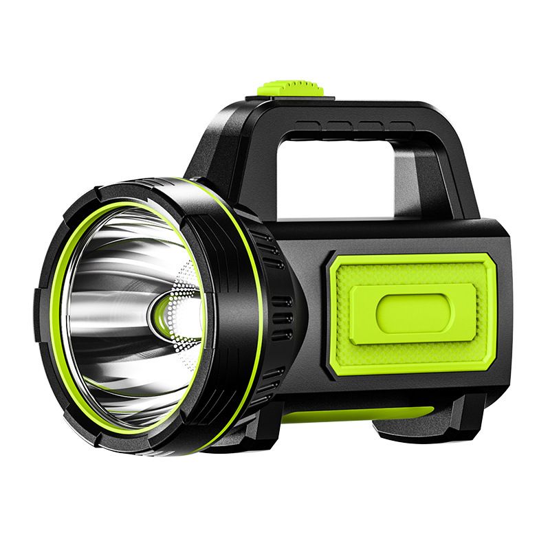 Flashlight, large flashlight, LED searchlight, 2 modes, 1500LM light, portable