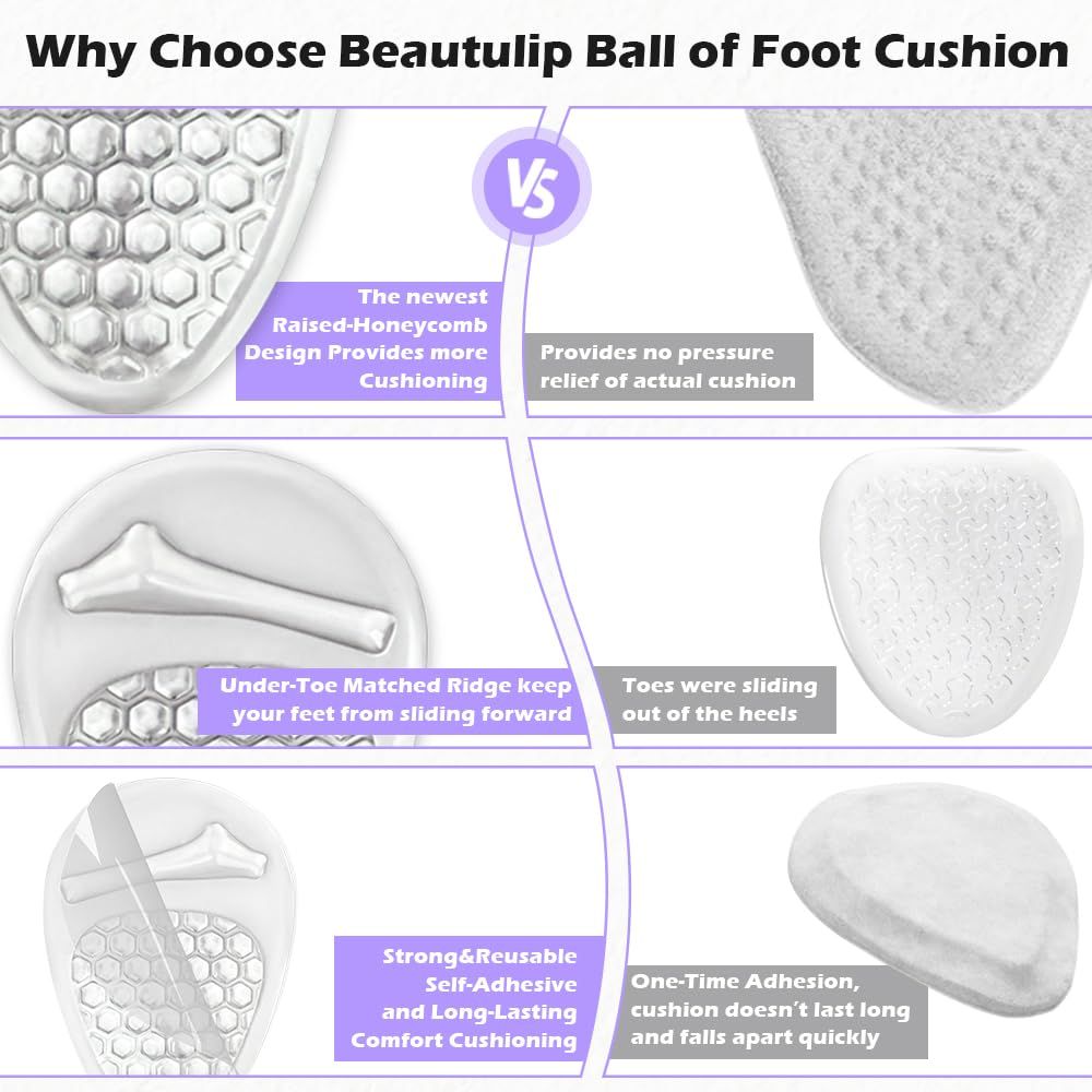 2PCS Ball of Foot Cushions Women view 3