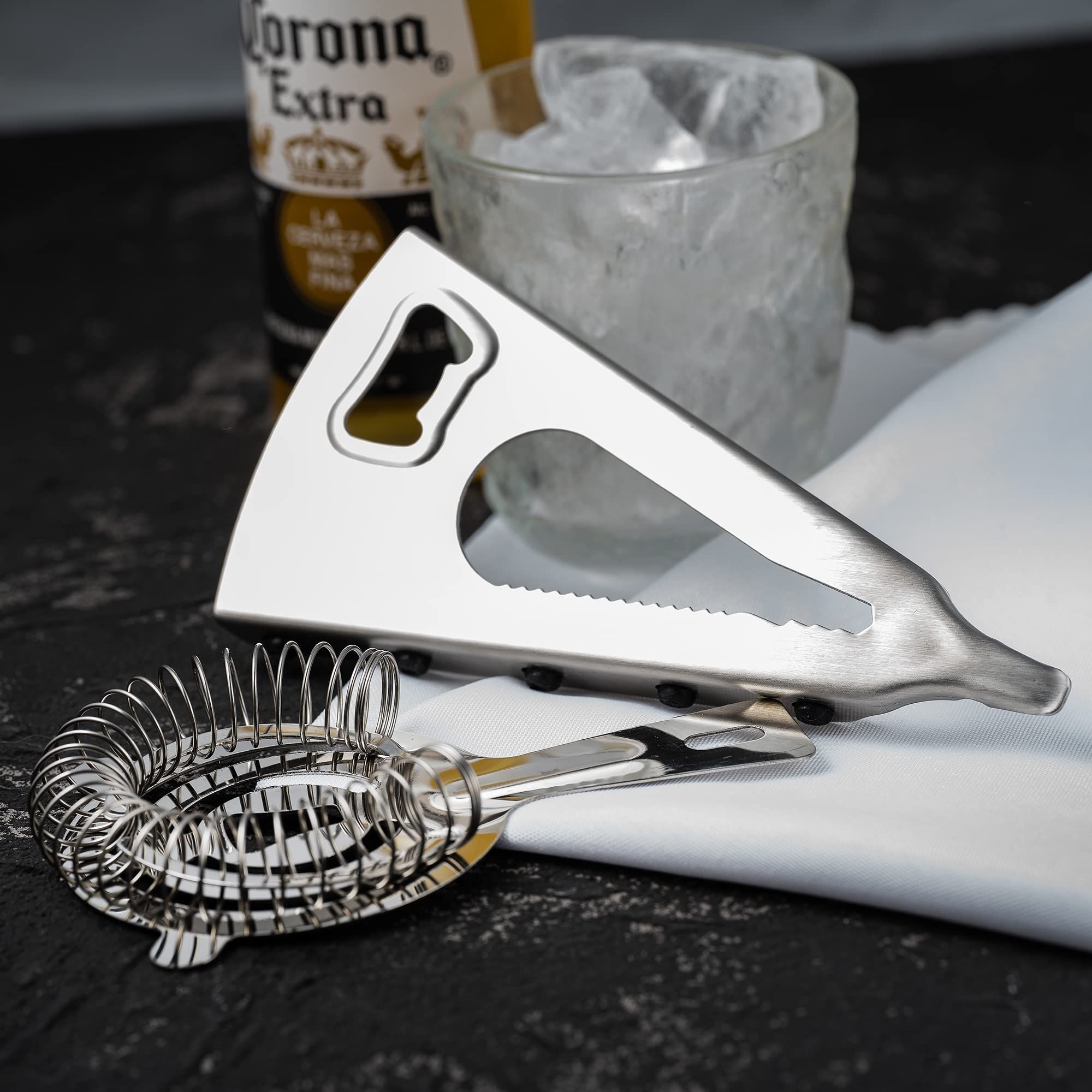 Jar Opener, Stainless Steel Multi-Purpose Cap Opener Beer, Beverage Can Home view 4
