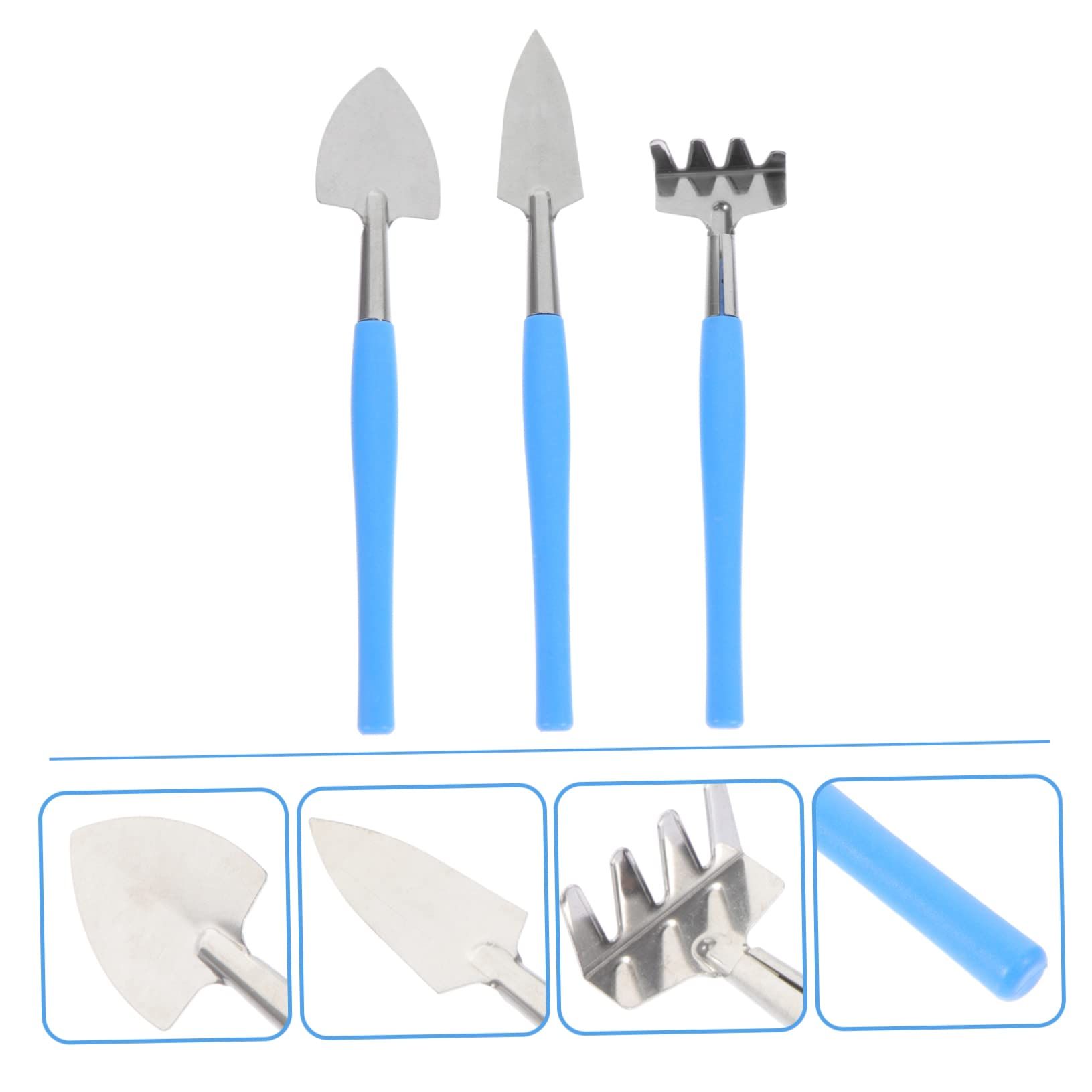 3pcs Shovel Small Outdoor Gardening Gifts Tools Flower Toys Cultivator Hand view 3