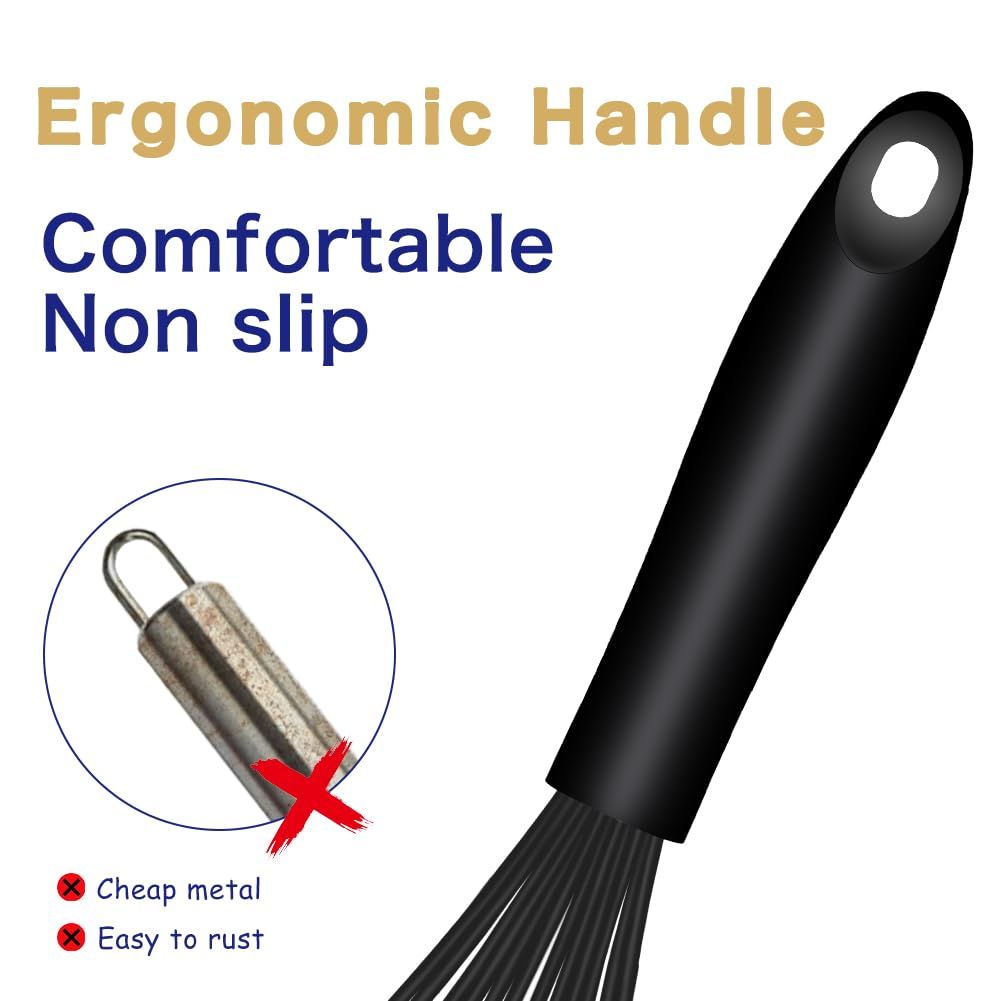 Dishwasher Safe Silicone Whisk view 2