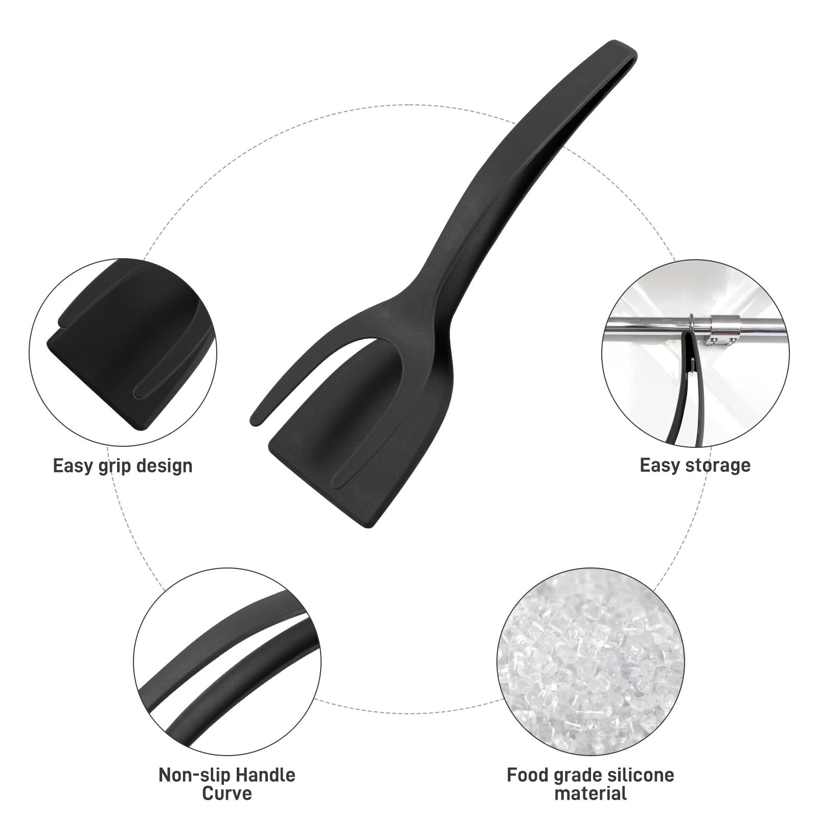 2PCS， Egg Flipper Spatula view 4