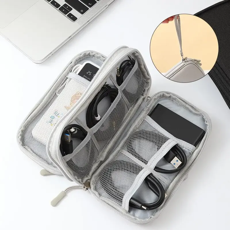 Waterproof Portable Electronic Organizer Travel Accessories Cable Bag view 4