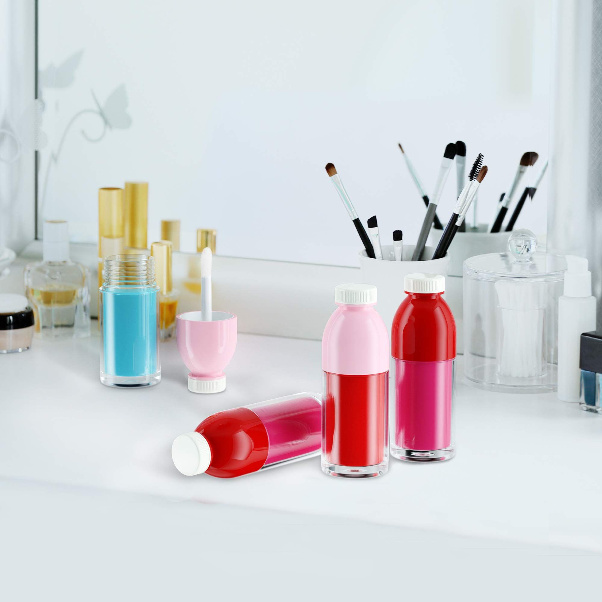 4 Pieces Adorable Empty Lip Gloss Bottles view 4