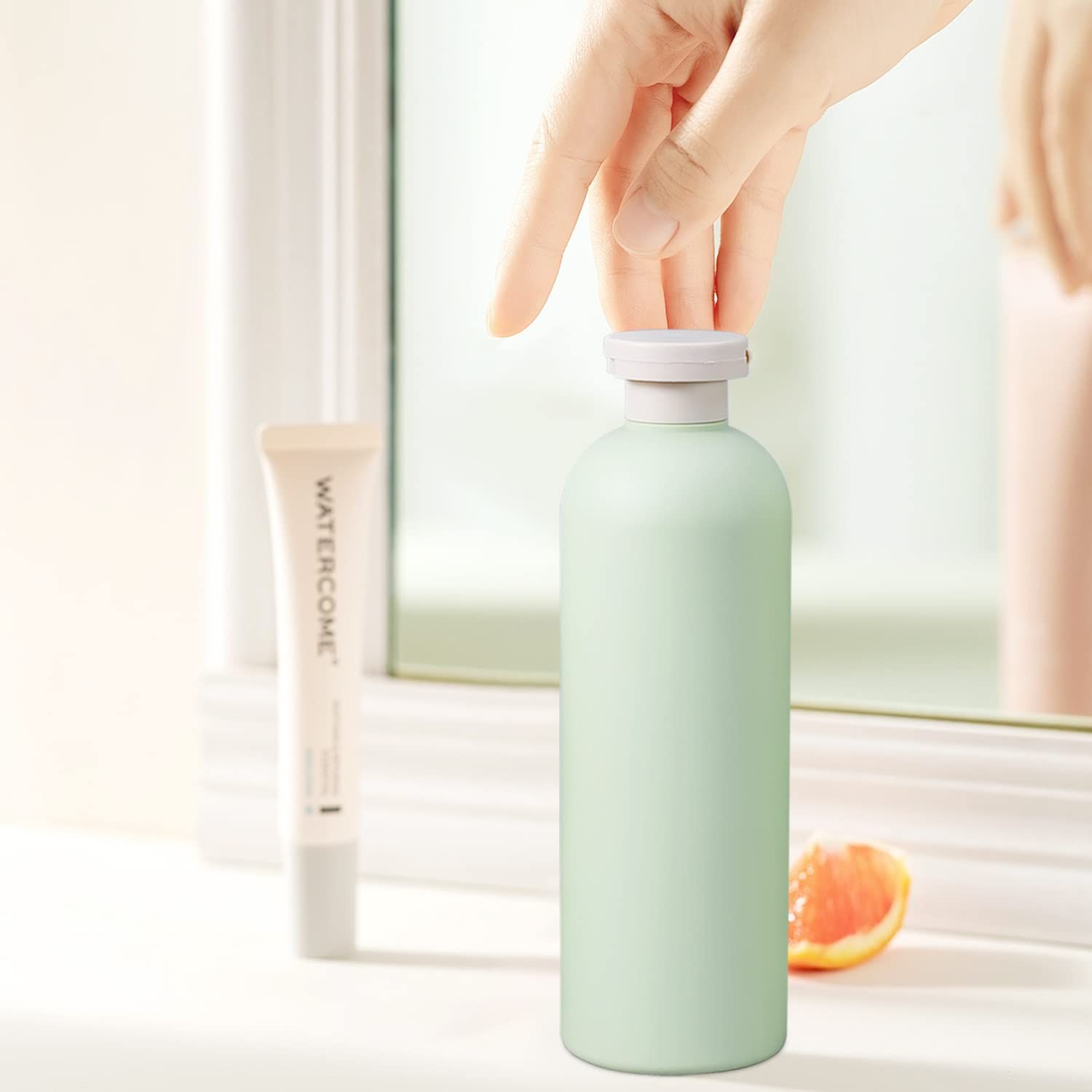 14oz Plastic Travel Shampoo Bottles view 4