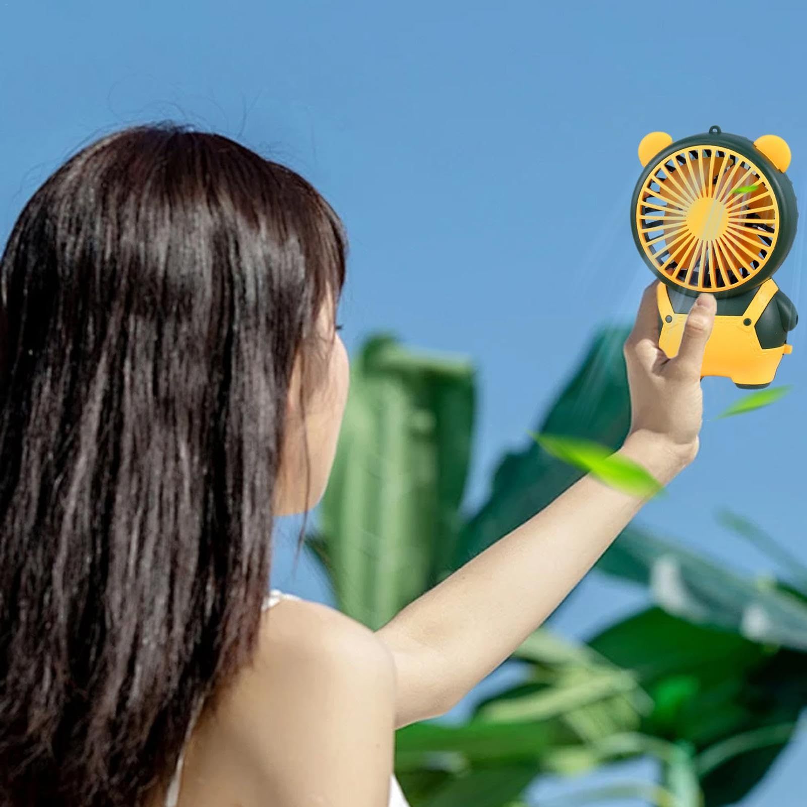 Small Fan, Pocket Fan, Portable Fan, Personal Rechargeable Pocket Fan, Quiet view 3