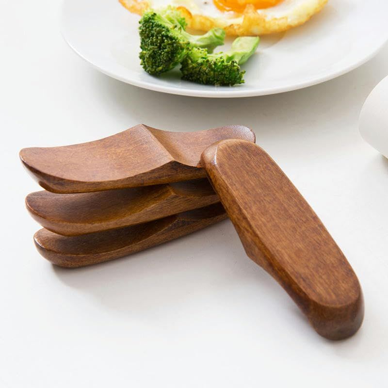 Chopstick Holder 4 Pieces Wooden Chopstick Holder Household Tableware Storage view 4