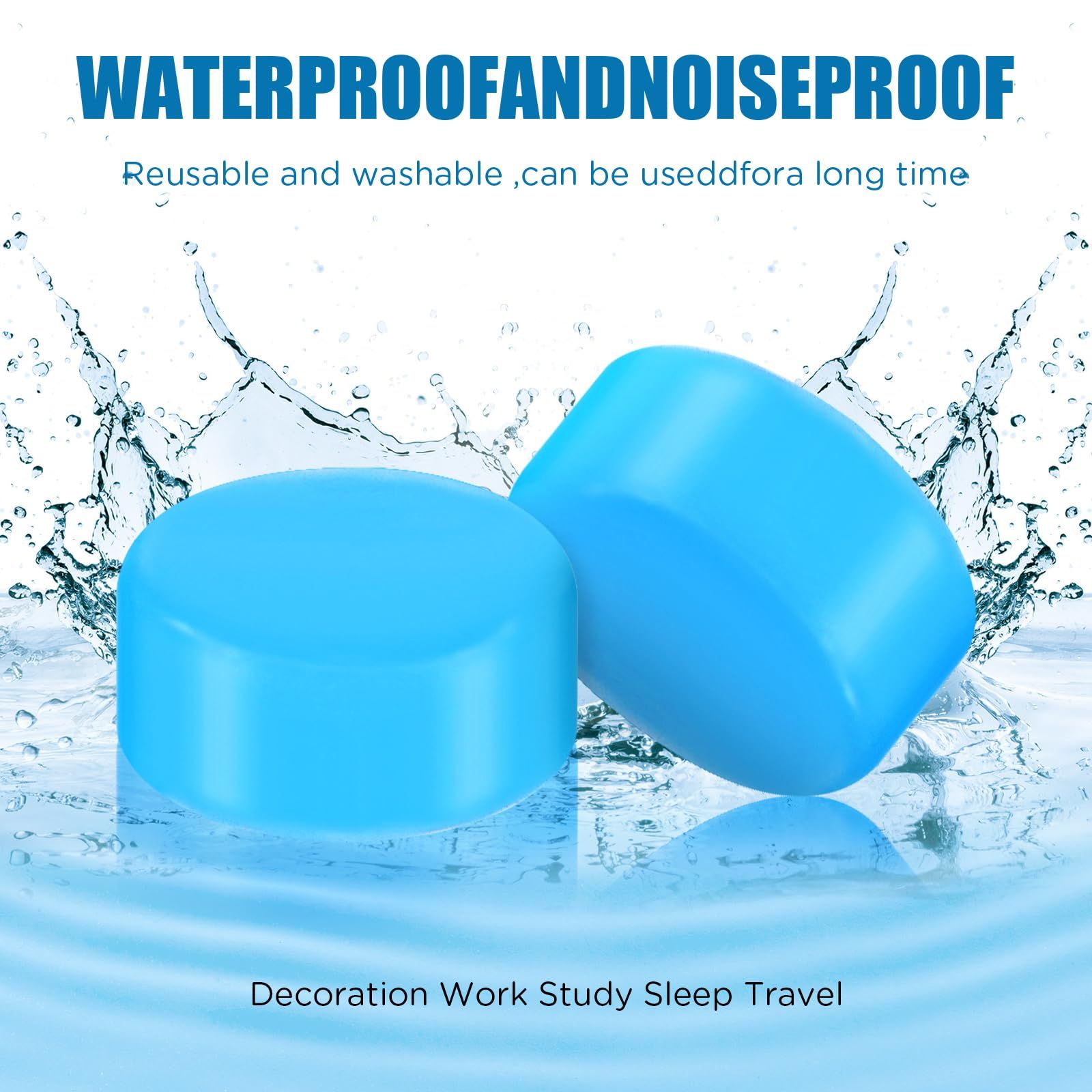 12 Pack Soft Ear Plugs for Sleeping view 2