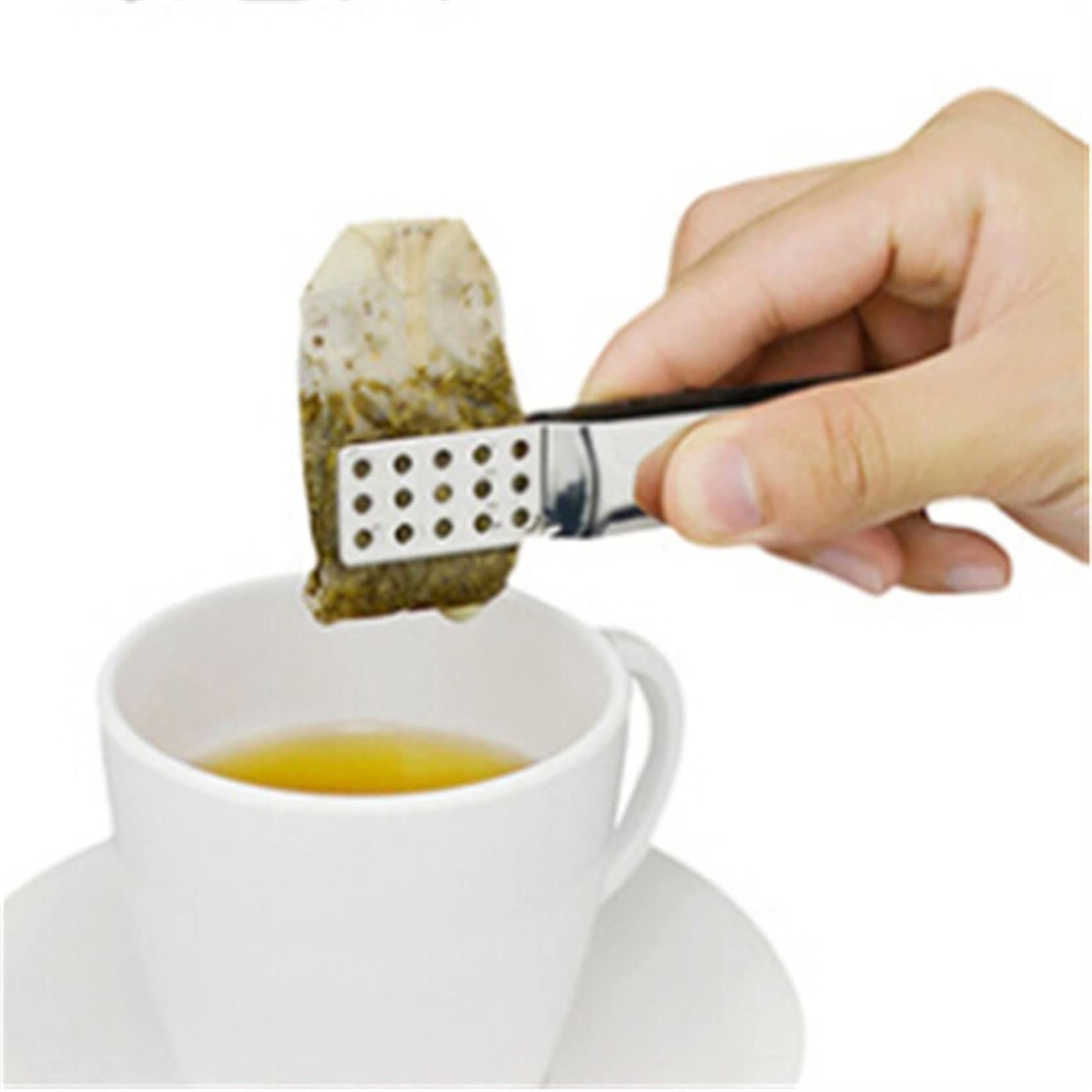 Stainless Steel Rectangle Tea Bag Squeezer view 4