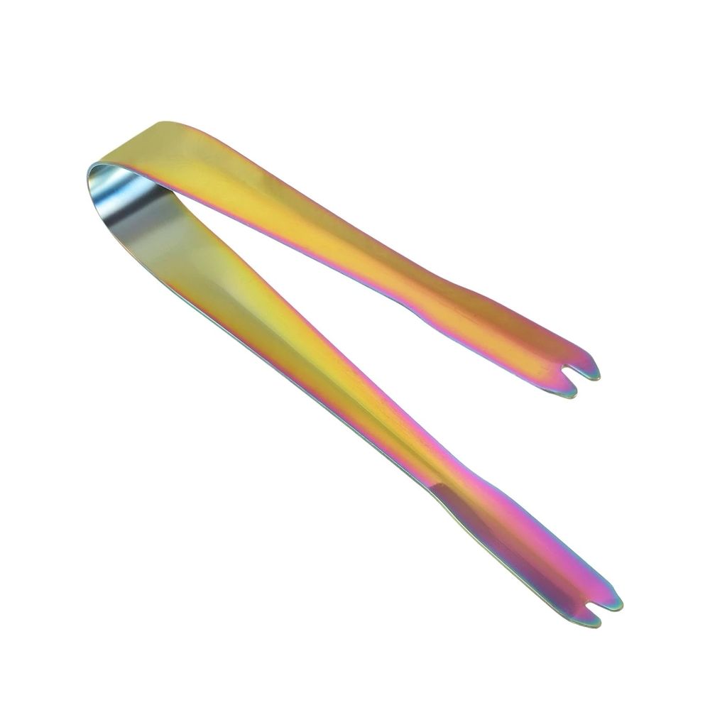 Ice Cube Tong, Stainless Steel Food Serving Tong, Kitchen Mini Clip for Salad — image 1