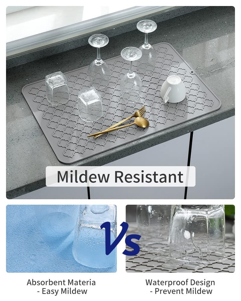 Mat-Kitchen Dish Drying Pad Heat Resistant Mat-Kitchen Gadgets Kitchen view 4