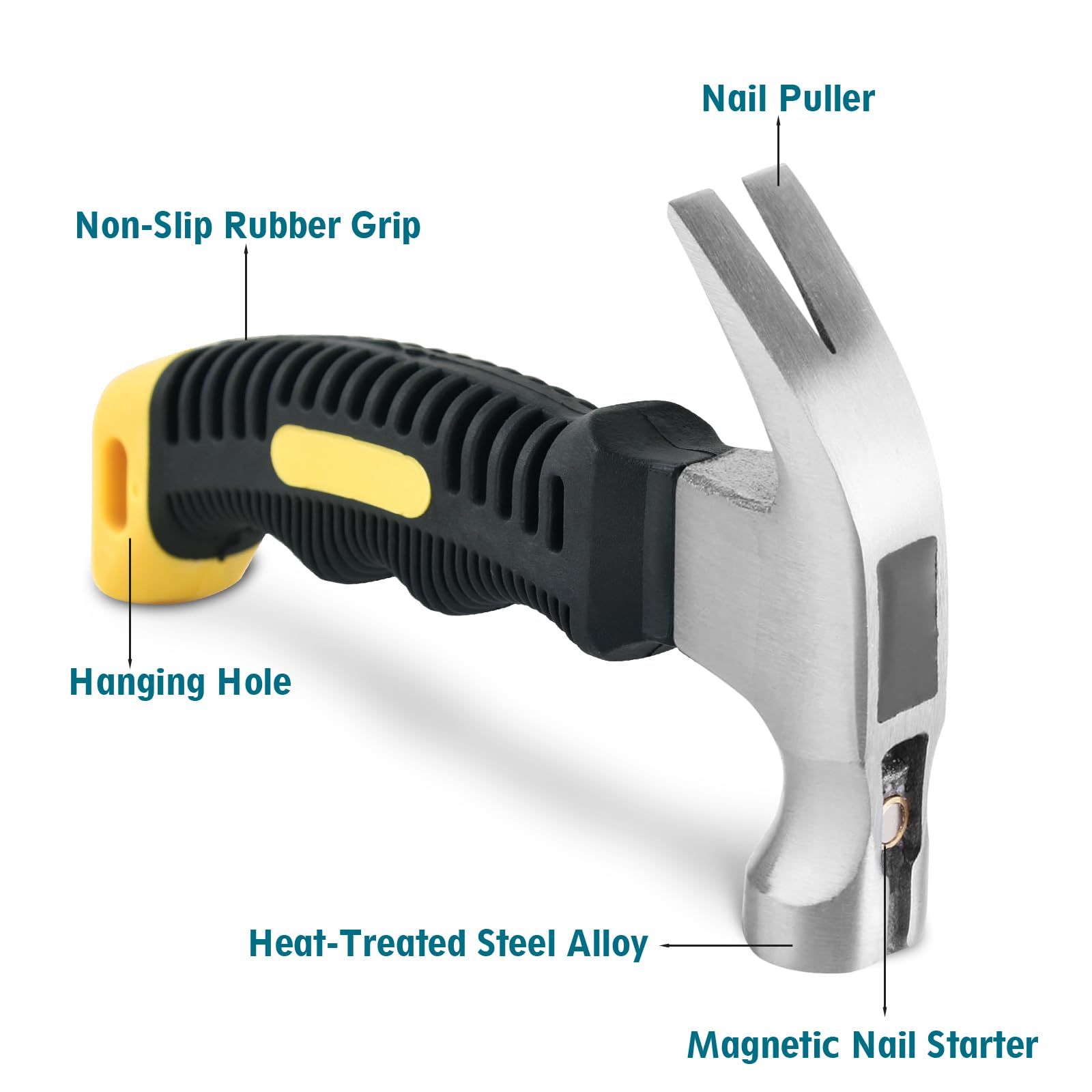 Small Claw Hammer - Mini Hammer for Women&Kids view 2