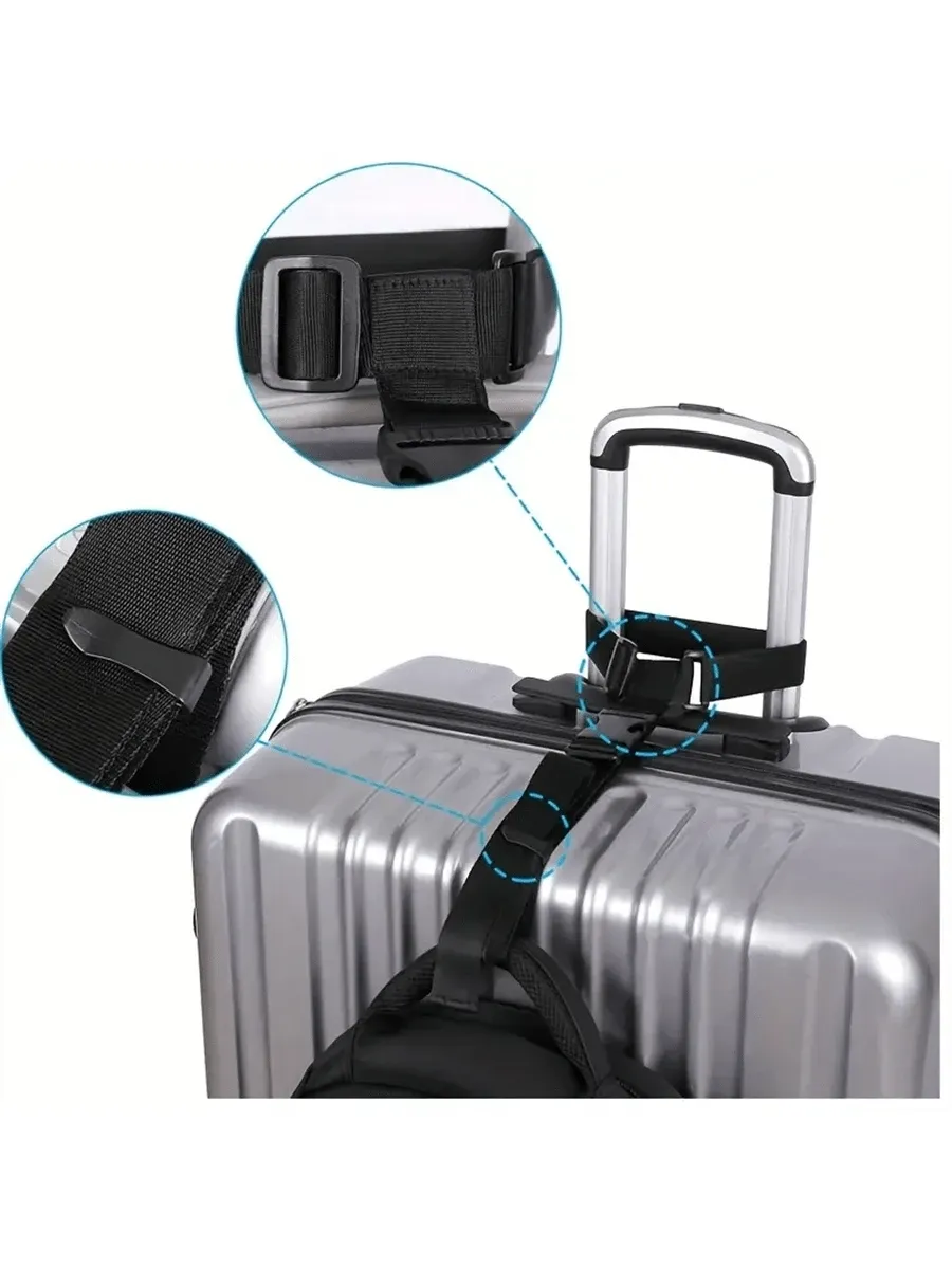 Adjustable Travel Luggage Straps view 4