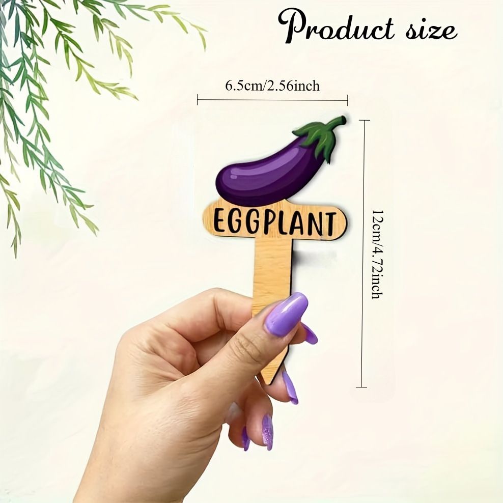 15Pcs Wooden Plant Labels Set - 15 Unique Styles For Garden Organization view 3