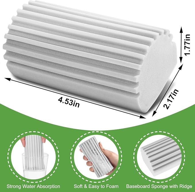 4-Pack Damp Clean Duster Sponge view 2
