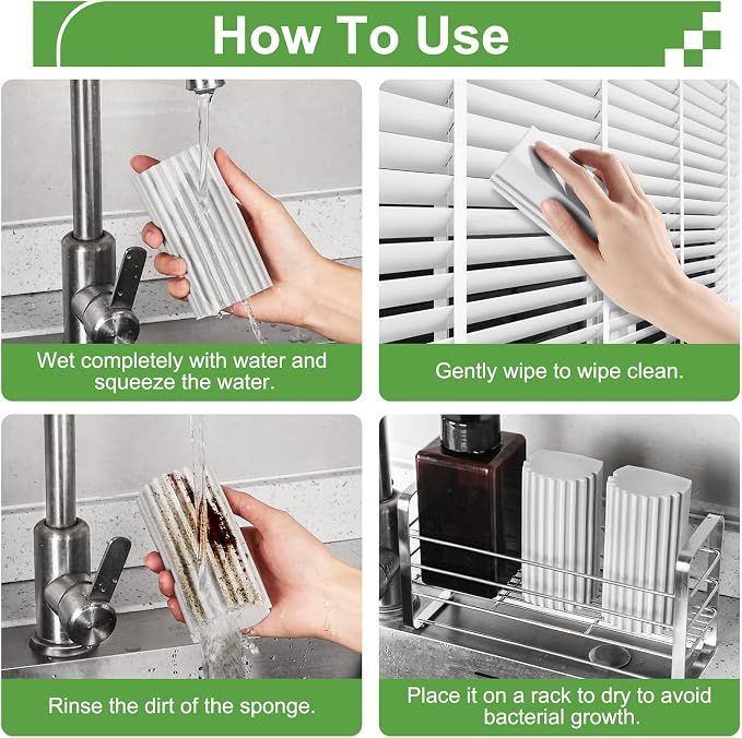 4-Pack Damp Clean Duster Sponge view 3