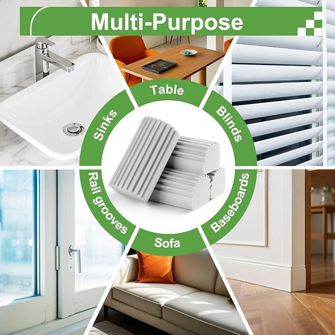 4-Pack Damp Clean Duster Sponge view 5