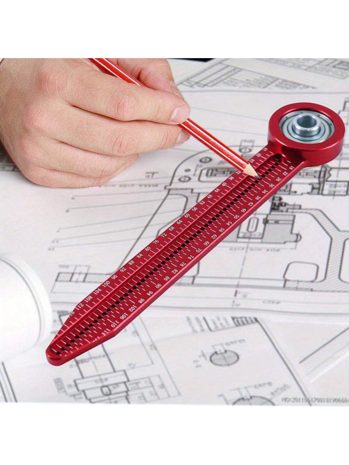 Woodworking Scribe Gauge – Carpentry Drawing Compass view 2