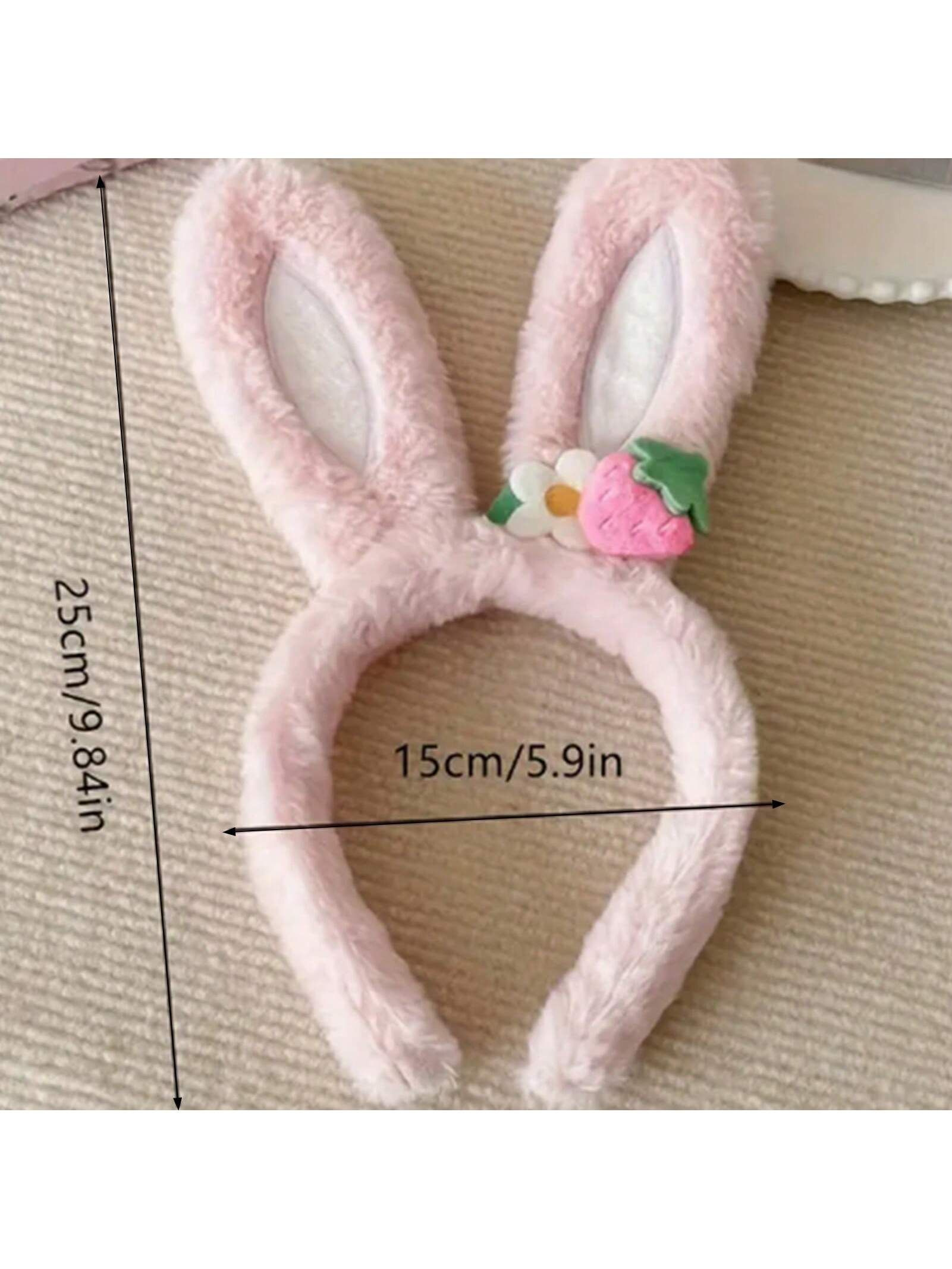 2 Pcs Cute Rabbit Ear Hair Band – Smooth Surface view 2